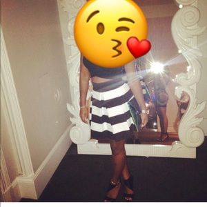 Black n White skirt.